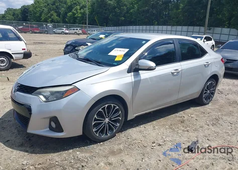2015 Toyota Corolla S Plus z USA, uszkodzony, nr VIN 5YFBURHE7FP299888